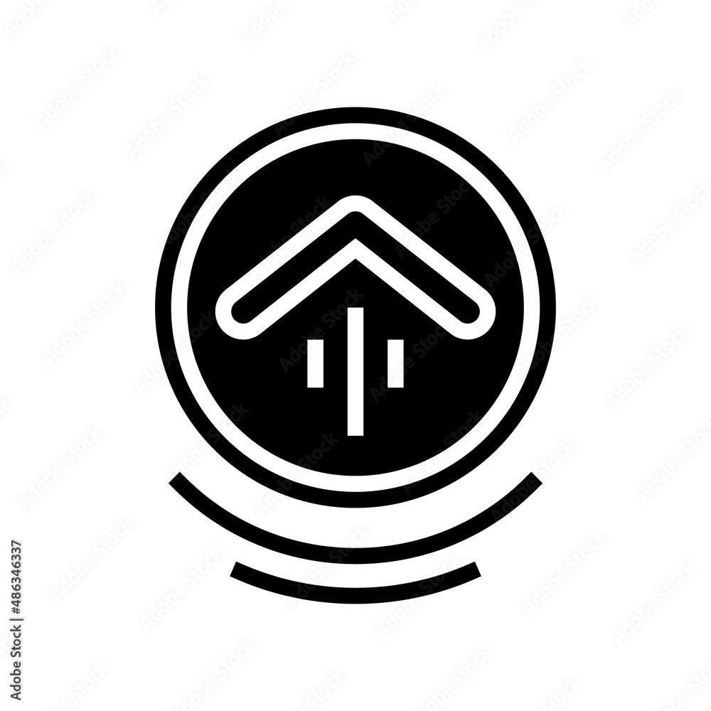 up scroll glyph icon vector. up scroll sign. isolated contour symbol black illustration up scroll glyph icon vector. up scroll sign. isolated contour symbol black illustration