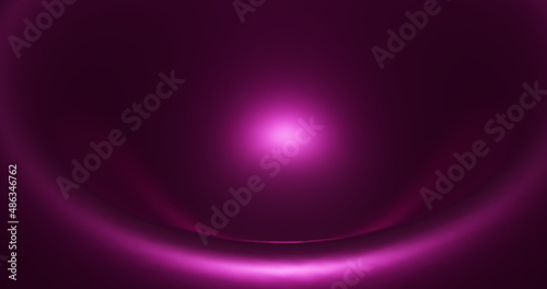 Render with curved purple background with concentric circles