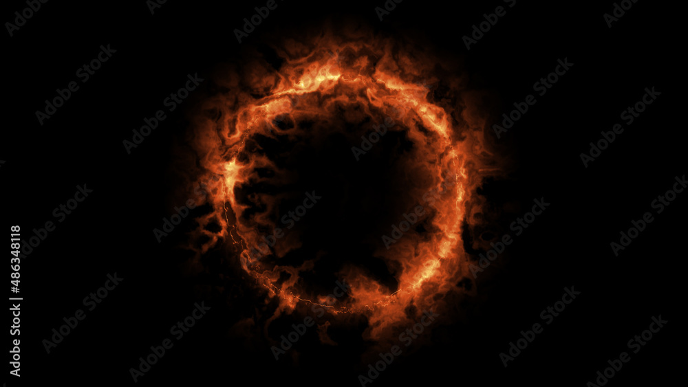 Fire and flames hot background with smoke effect and fog - Circle illustration with colorful electric FX for scifi images and texts - Techno wallpaper with circle effect and glow Fire and flames hot background with smoke effect and fog - Circle illustration with colorful electric FX for scifi images and texts - Techno wallpaper with circle effect and glow