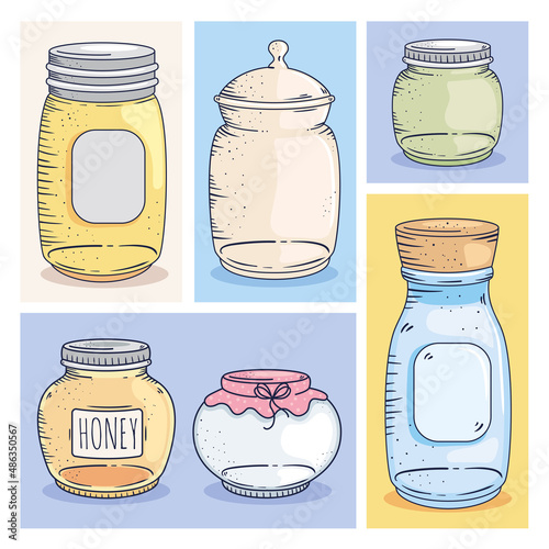 jars glass icons