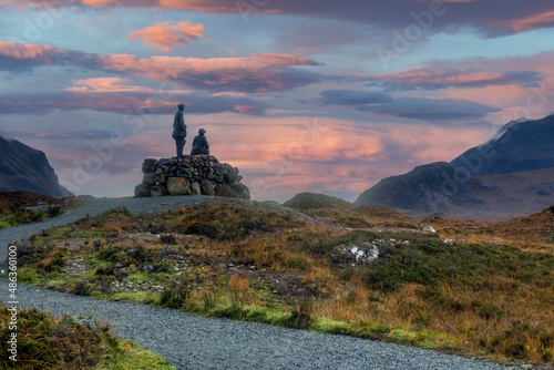 Collie and Mackenzie a Memorial to pioneers of mountains photo