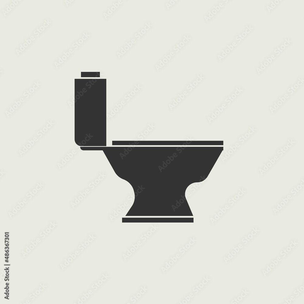 toilet vector icon illustration sign toilet vector icon illustration sign
