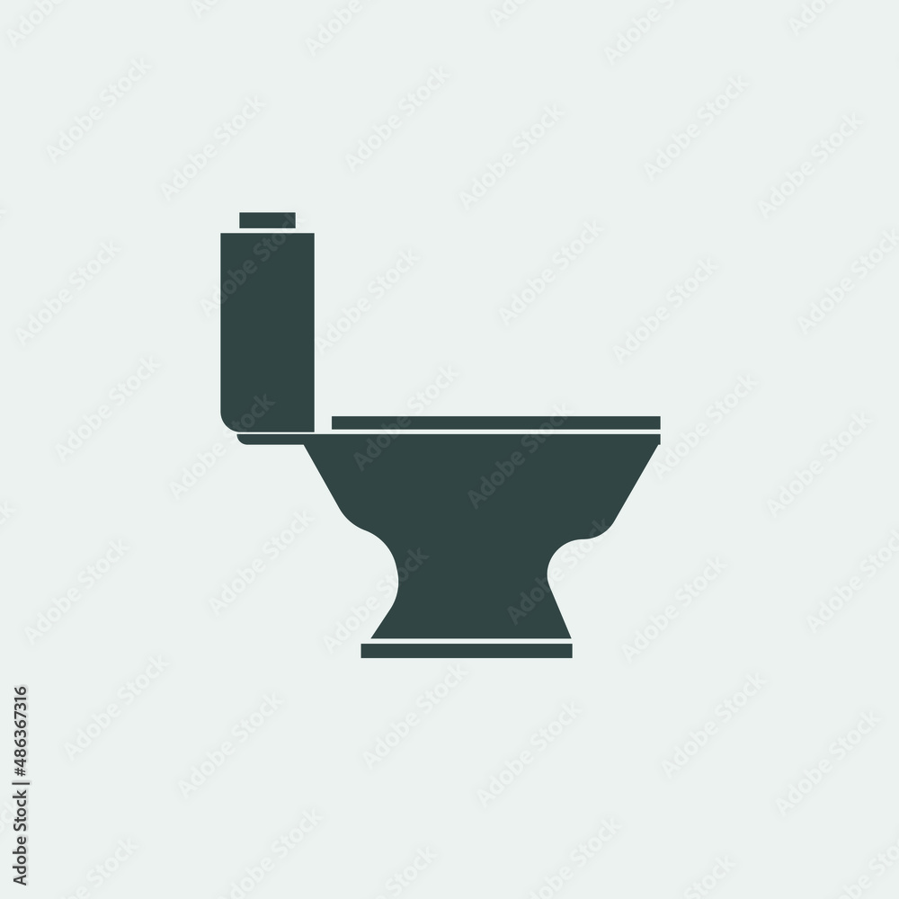 toilet vector icon illustration sign toilet vector icon illustration sign