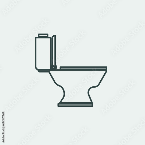 toilet vector icon illustration sign 