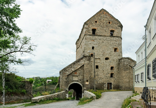 The Stephen Bathory Gate in Kamianets-Podilskyi town in Ukraine