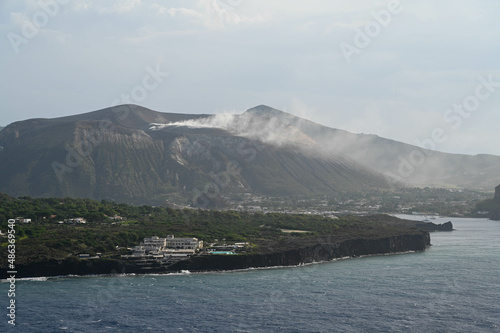 Volcan dangereux de Sicile Vulcano