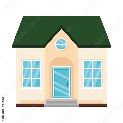 cream dream house facade