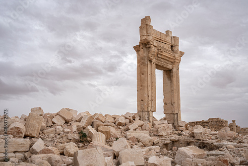 Ruins of ancient city of Palmyra - Syria