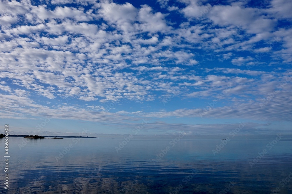 沖縄県宮古島 朝凪の風景 沖縄県宮古島 朝凪の風景