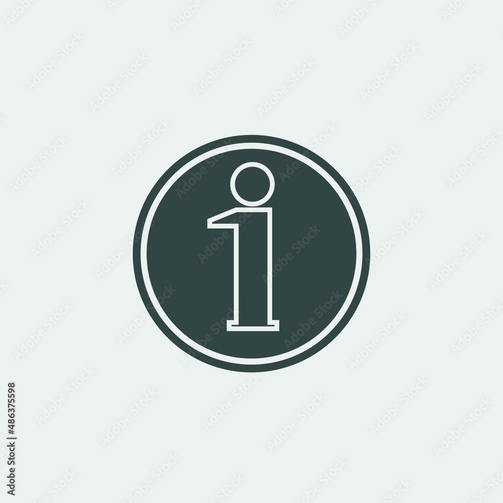 Information vector icon illustration sign Information vector icon illustration sign