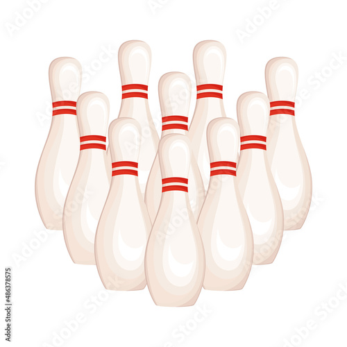 bowling sport pins