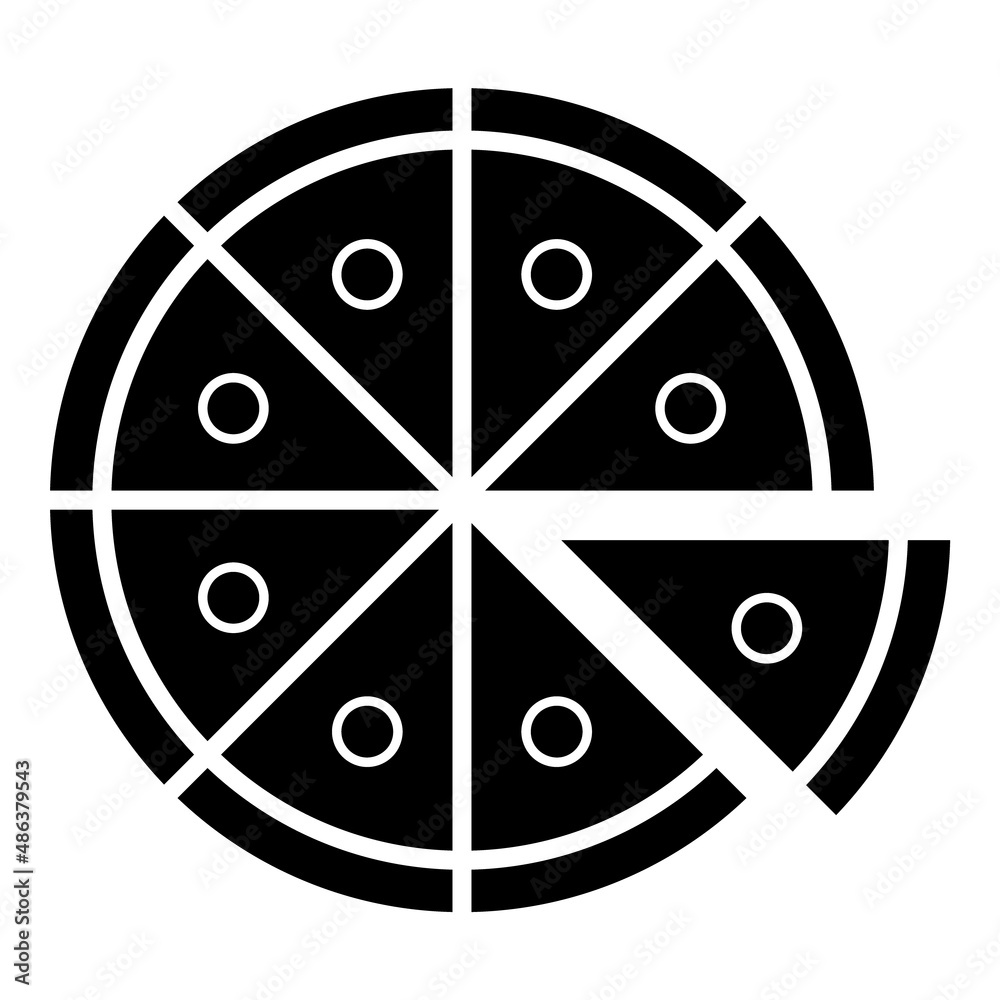 Pizza Flat Icon Isolated On White Background Pizza Flat Icon Isolated On White Background