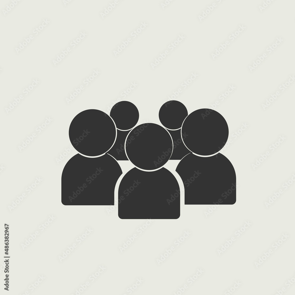 team management vector icon illustration sign team management vector icon illustration sign