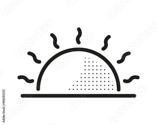 Sunset Vector Icon