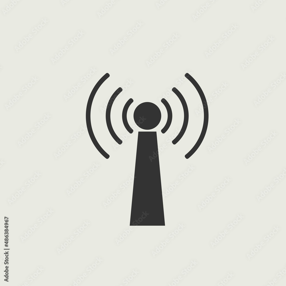 Wifi vector icon illustration sign Wifi vector icon illustration sign