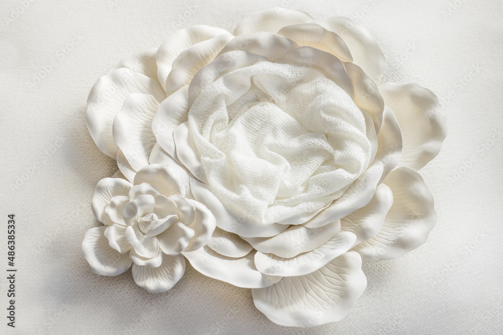 © Mila - digital photography background flower for newborn and baby. Selected focus.