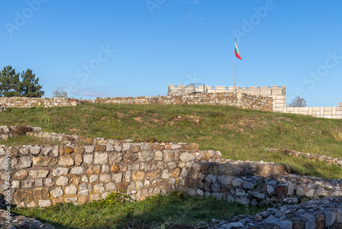 Ruins of medieval fortificated city of Krakra, Bulgaria photo