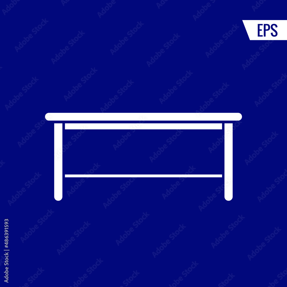 Table vector icon illustration sign Table vector icon illustration sign