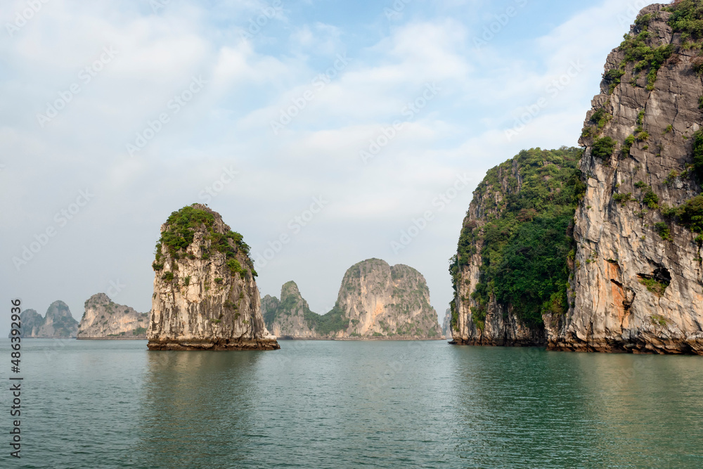 Rock formation in Ha Long Bay
