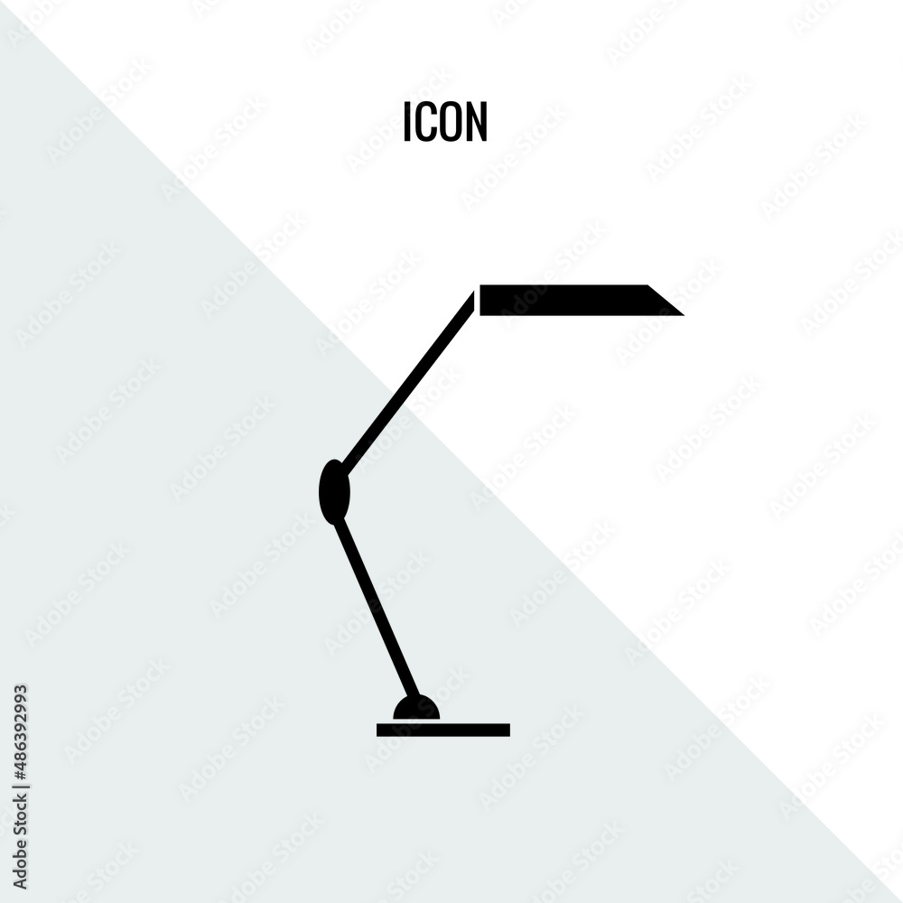Table_lamp vector icon illustration sign Table_lamp vector icon illustration sign