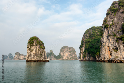 Rock formation in Ha Long Bay