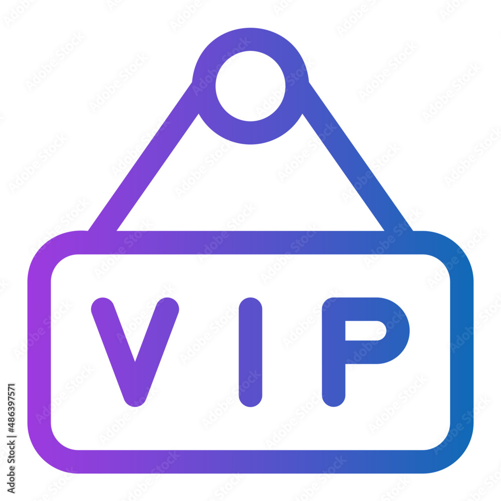 vip gradient icon vip gradient icon