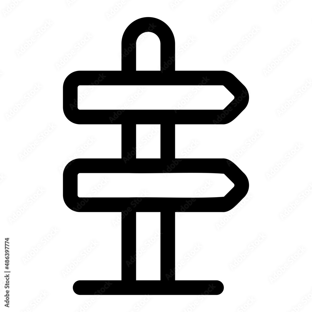 right way line icon right way line icon