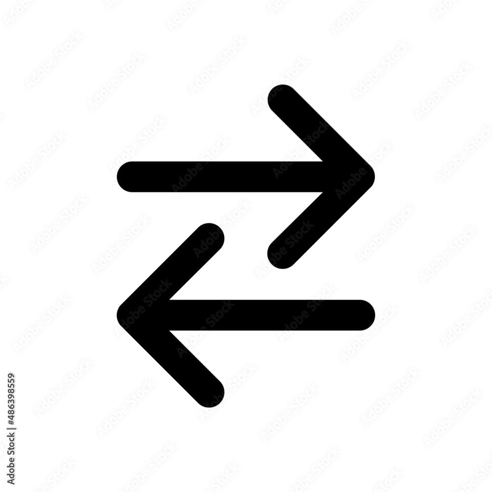 left and right icon - outline style left and right icon - outline style