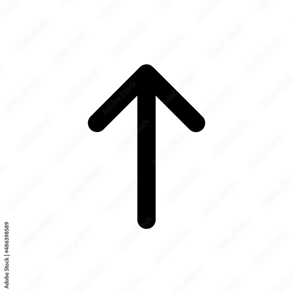 up icon - outline style up icon - outline style