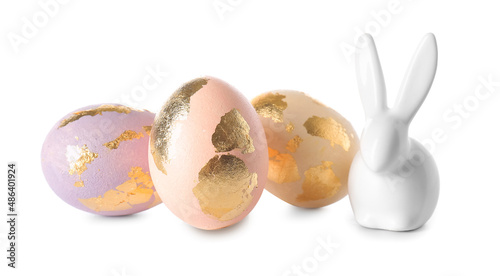 Easter eggs decorated with ...