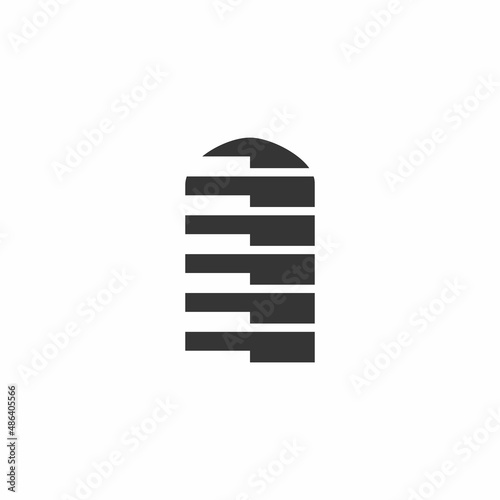 Silo vector icon illustration. Creative sign from farm icons collection.flat Silo icon.Symbol, logo vector graphics.