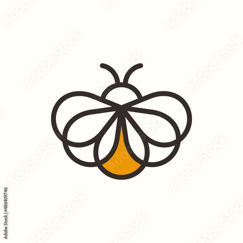 Firefly logo design icon vector illustration