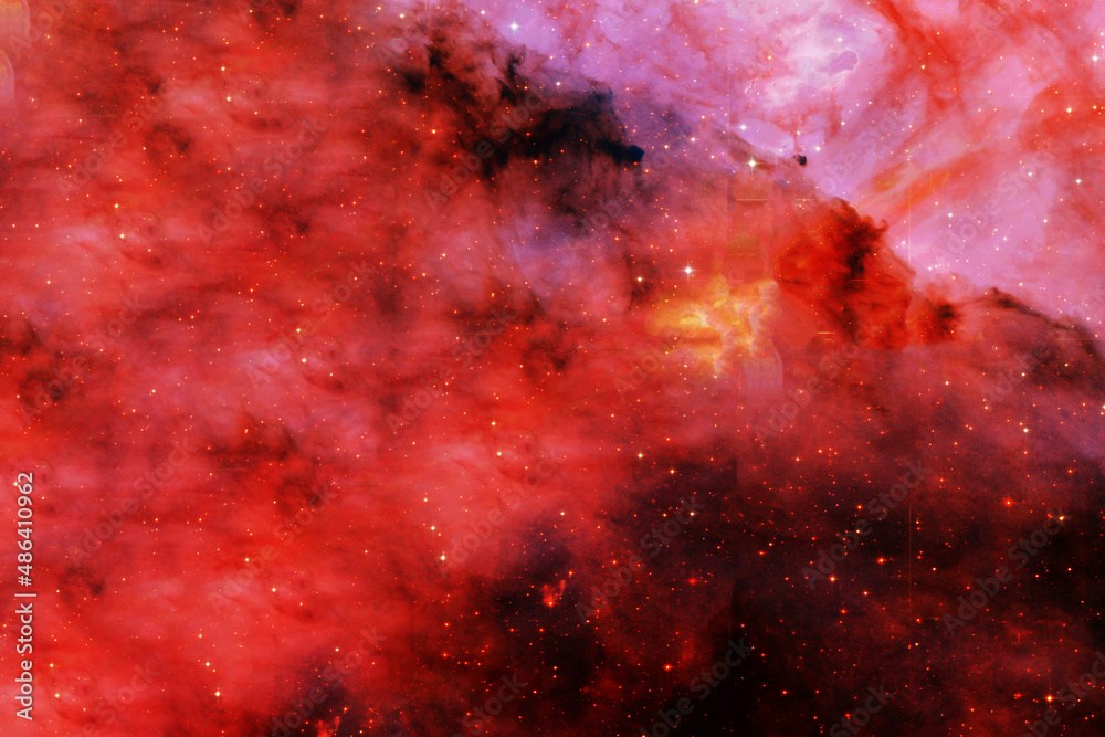 Red galaxy, in deep space. Elements of this image furnished by NASA Red galaxy, in deep space. Elements of this image furnished by NASA
