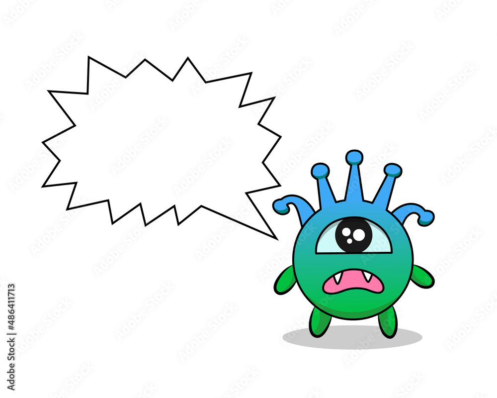 Green coronavirus with frame for text. COVID 19. Virus comic. Green coronavirus with frame for text. COVID 19. Virus comic.