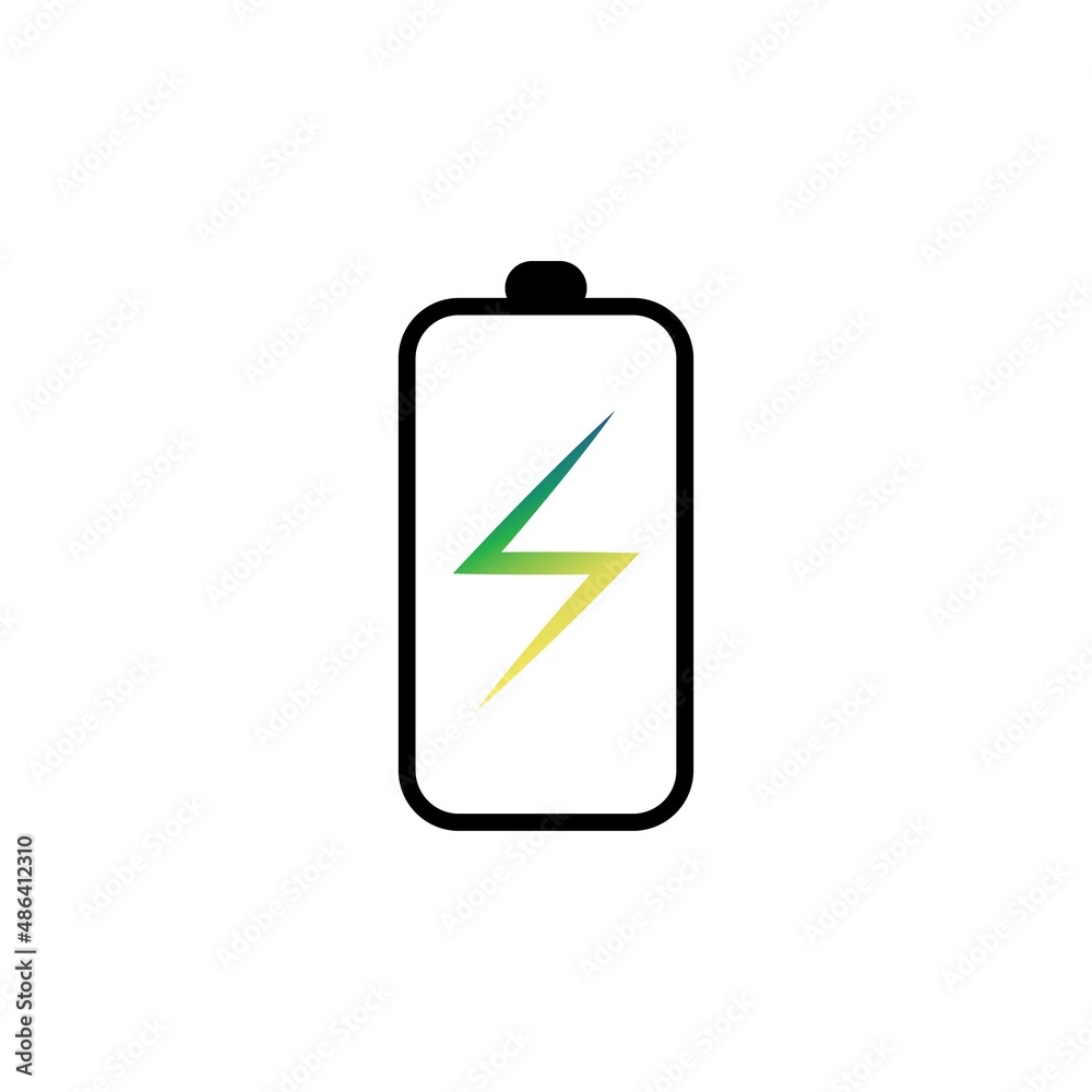 Power Battery Logo icon vector illustration Design Template.Battery Charging vector icon.Battery power and flash lightning bolt logo Power Battery Logo icon vector illustration Design Template.Battery Charging vector icon.Battery power and flash lightning bolt logo