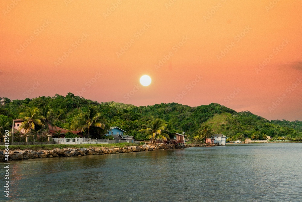 Obraz premium island coastline