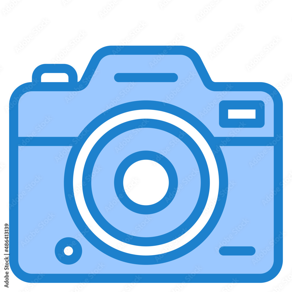 camera blue style icon camera blue style icon