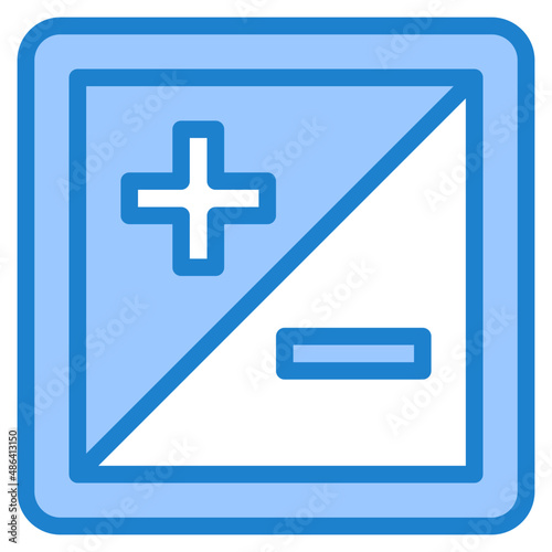 exposure blue style icon