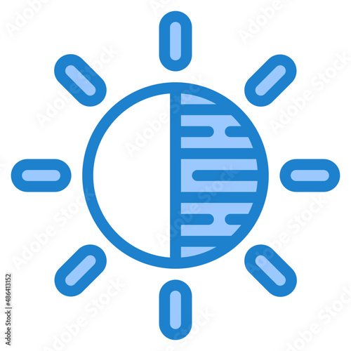 exposure blue style icon