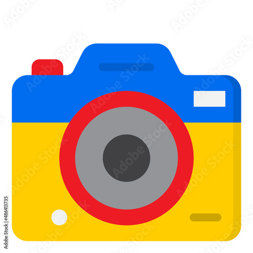 camera flat style icon