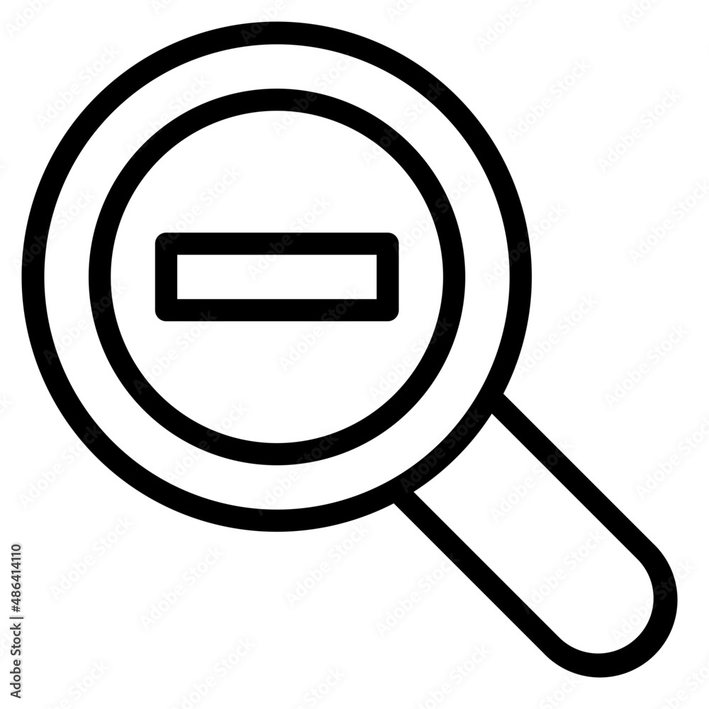 zoom out outline style icon zoom out outline style icon