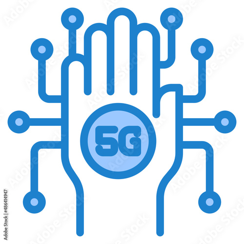 5g blue style icon