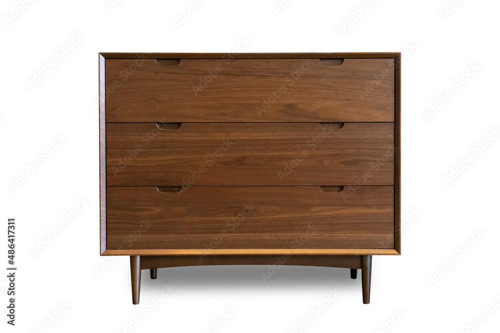 wooden cabinet ,modern style isolate on white background wooden cabinet ,modern style isolate on white background