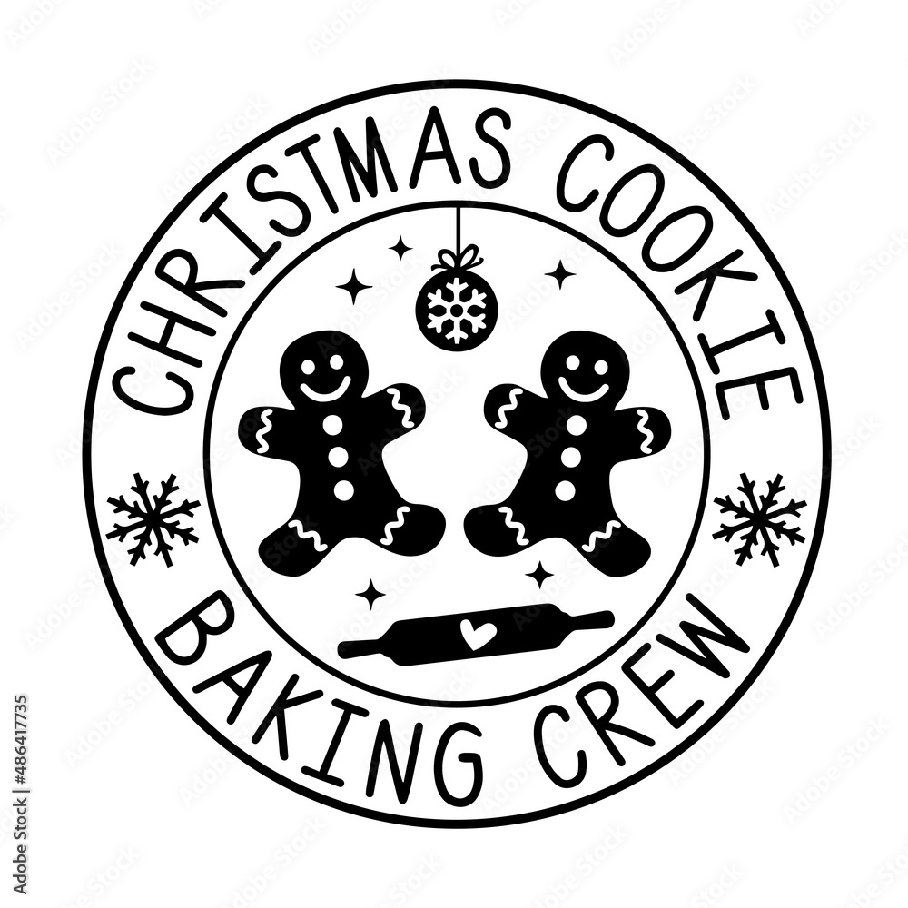 christmas cookie baking crew inspirational quotes, motivational