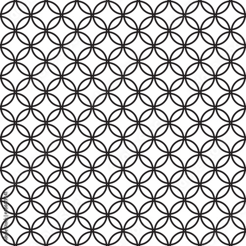 geometric circles in overlapping pattern in modern design with old texture and gradient color. Abstract blue geometric circle background. Watercolor geometry texture.