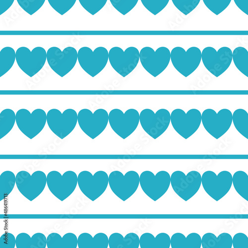 Seamless pattern Heart. Abstract love symbol.