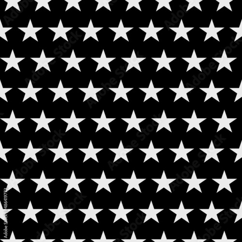 Seamless pattern, texture with random, scattered shapes 