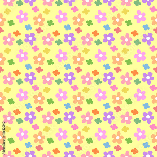 Seamless floral pattern.Silhouette of flowers with branches, leaves and berries. Abstract roses, tender pastel colors. Perfect for cotton fabric, texture, paper, shawls.