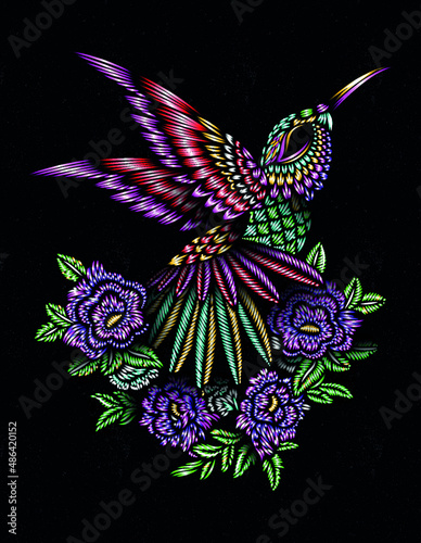 butterfly on a flower hummingbirds