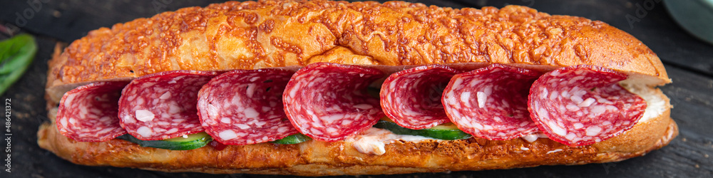 sandwich sausage fast food fresh meal food snack on the table copy space food background sandwich sausage fast food fresh meal food snack on the table copy space food background